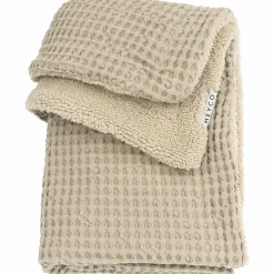 Kuscheldecke Teddy 75 x 100 cm - Waffel - Sand