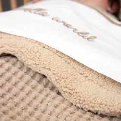 Kuscheldecke Teddy 75 x 100 cm - Waffel - Sand