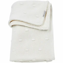 Kuscheldecke Teddy 75 x 100 cm - Knots - Offwhite