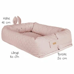 Kuschelnest Baby-Lounge - Roba Style Lily - Rosa Mauve