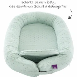 Kuschelnest Home Comfort mit Softschaummatratze - Twister - Blau