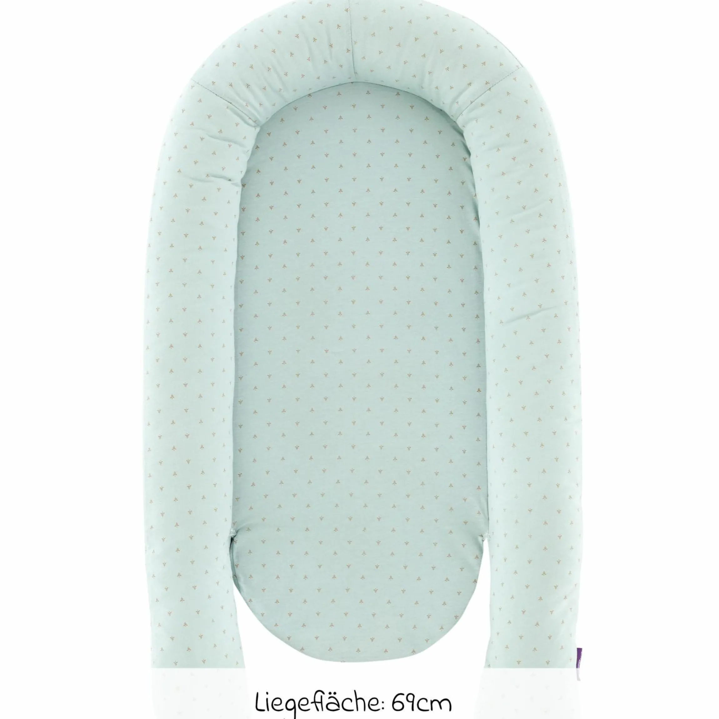 Kuschelnest Home Comfort mit Softschaummatratze - Twister - Blau