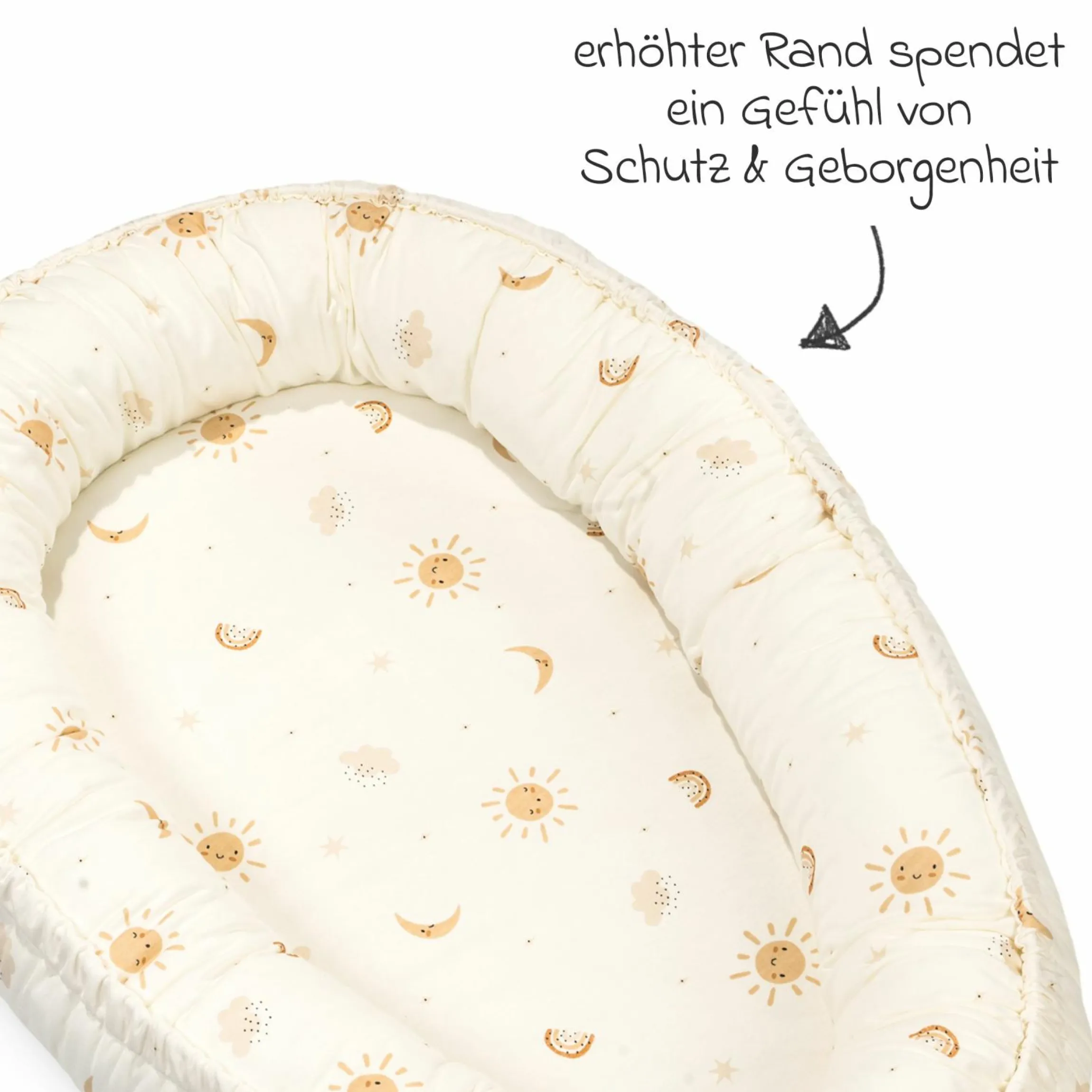 Kuschelnest NIDO Jersey - Happy Sun