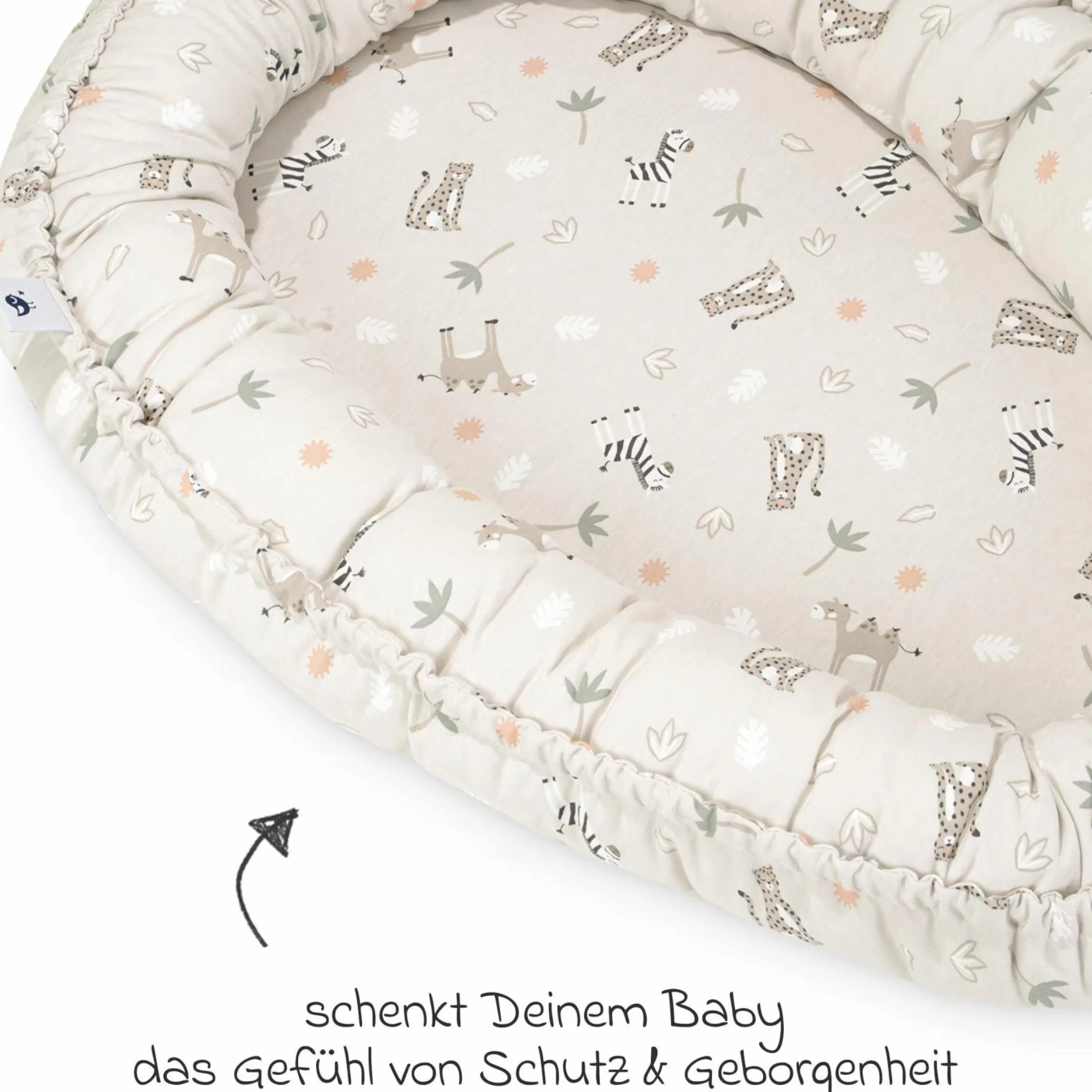 Kuschelnest Nido Jersey - Savanne Beige