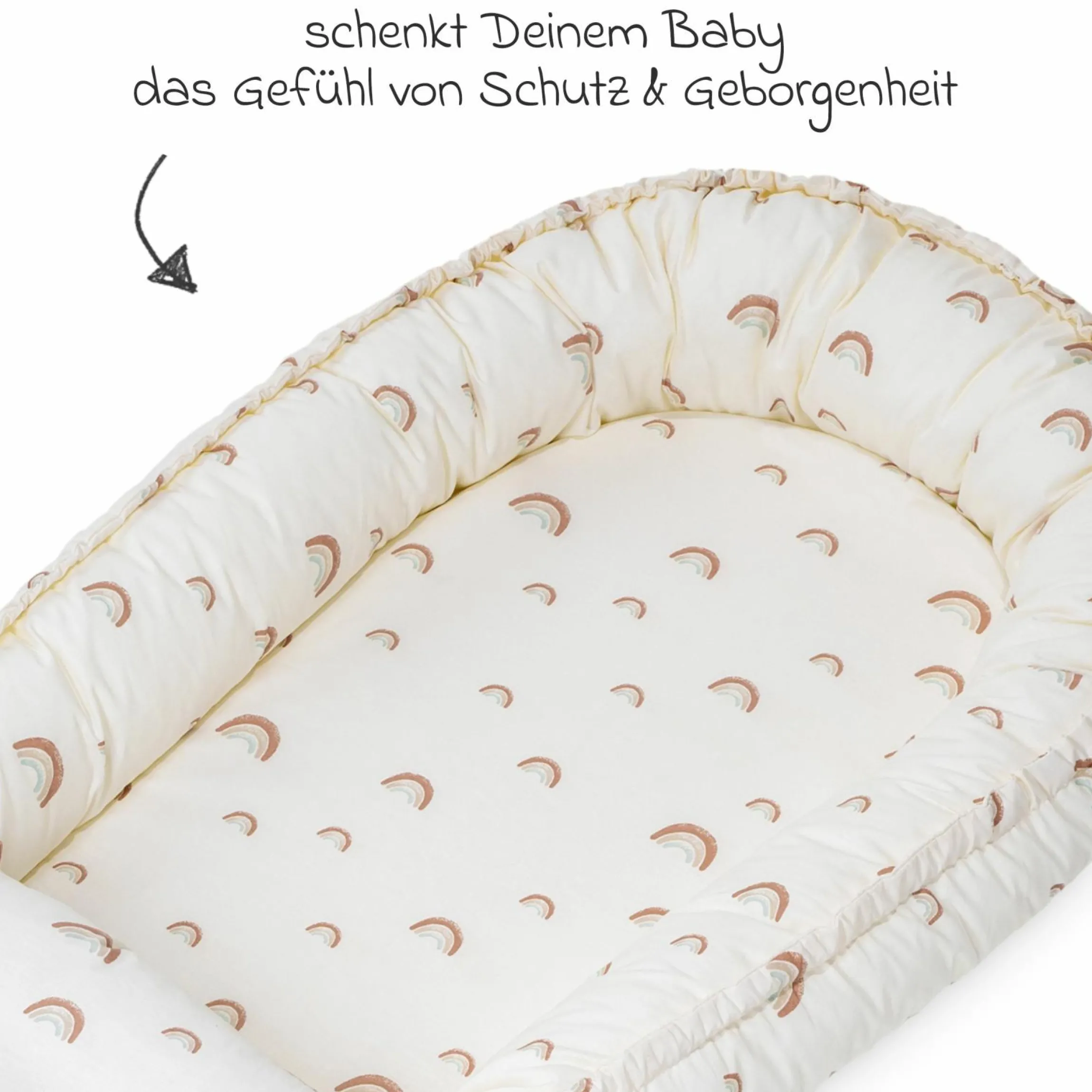 Kuschelnest NIDO MAX Organic - Rainbow