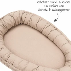 Kuschelnest NIDO Musselin - Sand