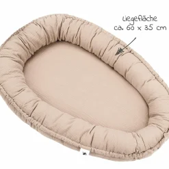 Kuschelnest NIDO Musselin - Sand