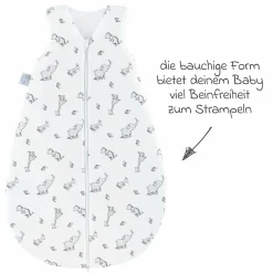 Kuschelschlafsack Safari - Grau - Gr. 70 cm