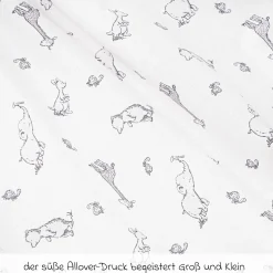 Kuschelschlafsack Safari - Grau - Gr. 70 cm