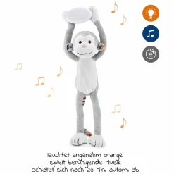 Kuscheltier-Nachtlicht mit Musik - Max der Affe
