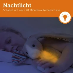 Kuscheltier-Nachtlicht mit Musik - Bo der Hase