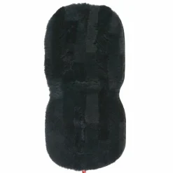Lammfell-Einlage für Babyschalen und Kinderwagen 35 x 77 cm - Anthracite
