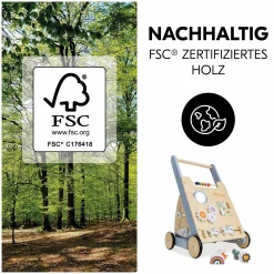 Lauflernwagen / Sortierwagen Learn To Walk Skills - mit vielen Motorik Spielen