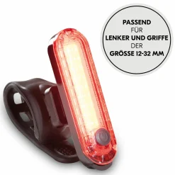 LED-Leuchte für Kinderwagen & Buggy - inkl. Halterung (aufladbar, 4 Leuchtmodi)