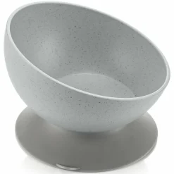 Lernschale mit Saugnapf Growing Bowl aus 80% nachwachsenden Rohstoffen wie Holz & Zucker aus Deutschland - Grau