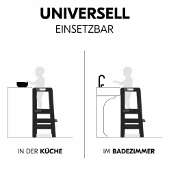 Lernturm / Kinderstuhl für Küche - Learn N Explore - Black
