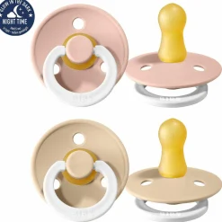 Leucht-Schnuller - Colour 2er Pack - Night - Blush / Vanilla - Gr. 0-6 M