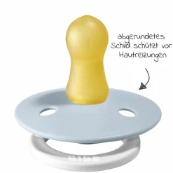 Leucht-Schnuller - Colour 2er Pack - Night - Iron / Baby Blue - Gr. 0-6 M