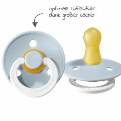 Leucht-Schnuller - Colour 2er Pack - Night - Iron / Baby Blue - Gr. 0-6 M