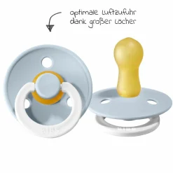 Leucht-Schnuller - Colour 2er Pack - Night - Iron / Baby Blue - Gr. 6-18 M