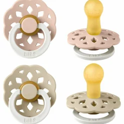 Leucht-Schnuller 2er Pack Boheme Night Glow - Naturkautschuk 6-18 M - Blush / Vanilla