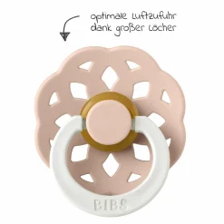 Leucht-Schnuller 2er Pack Boheme Night Glow - Naturkautschuk 6-18 M - Blush / Vanilla
