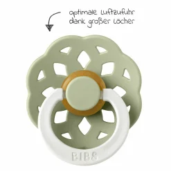 Leucht-Schnuller 2er Pack Boheme Night Glow - Naturkautschuk 6-18 M - Sage / Cloud