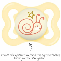 Leucht-Schnuller 2er Pack Supreme Night - Silikon 0-6 M - Rosa