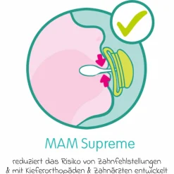 Leucht-Schnuller 2er Pack Supreme Night - Silikon 0-6 M - Rosa