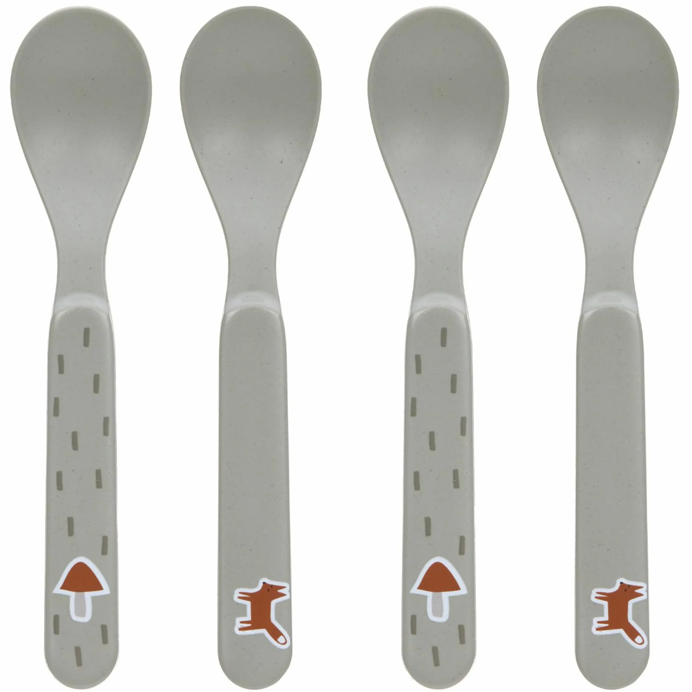 Löffel 4er Pack Spoon - Little Forest Fox - Olive