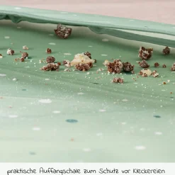 Lätzchen 5er Pack mit Klettverschluss - Grün