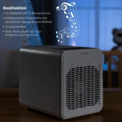 Luftreiniger 4in1 Air Purifer - mit Nachtlicht, Sternenprojektor & Musikfunktion - Weiß