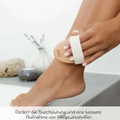 Massagebürste Mama mit weichen Naturborsten - Natur - Kollektion 2024