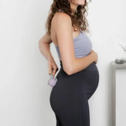 Massageroller Mama mit ergonomischem Griff - Lila Grau