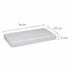 Matratze für Beistellbett Nino 555 90 x 45 cm - Weiß