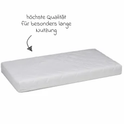 Matratze für Beistellbett Cocon 533+544 90 x 40 cm - Weiß