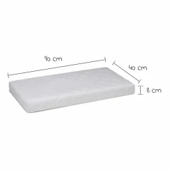 Matratze für Beistellbett Cocon 533+544 90 x 40 cm - Weiß