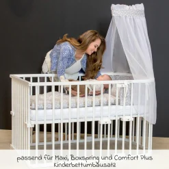 Matratze Klima extraluftig für Maxi, Boxspring, Comfort Plus Kinderbettumbausatz - Weiß - Kollektion 2024