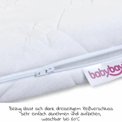 Matratze Klima Wave für Beistellbett Maxi, Boxspring, Comfort Plus - Weiß - Kollektion 2024