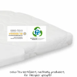 Matratze Klima Wave für Beistellbett Original - Weiß - Kollektion 2024