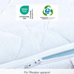Matratze Medicott extraluftig 3D Mesh für Beistellbett Maxi, Boxspring, Comfort Plus - Weiß - Kollektion 2024