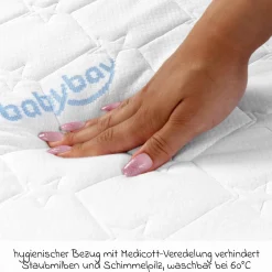 Matratze Medicott extraluftig 3D Mesh für Beistellbett Original - Weiß - Kollektion 2024