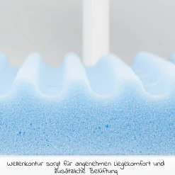 Matratze Medicott Wave für Beistellbett Original - Blau - Kollektion 2024