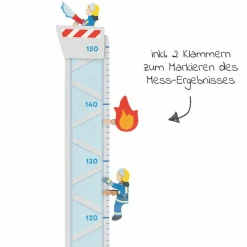 Messlatte Feuerwehr mit 2 Klammern