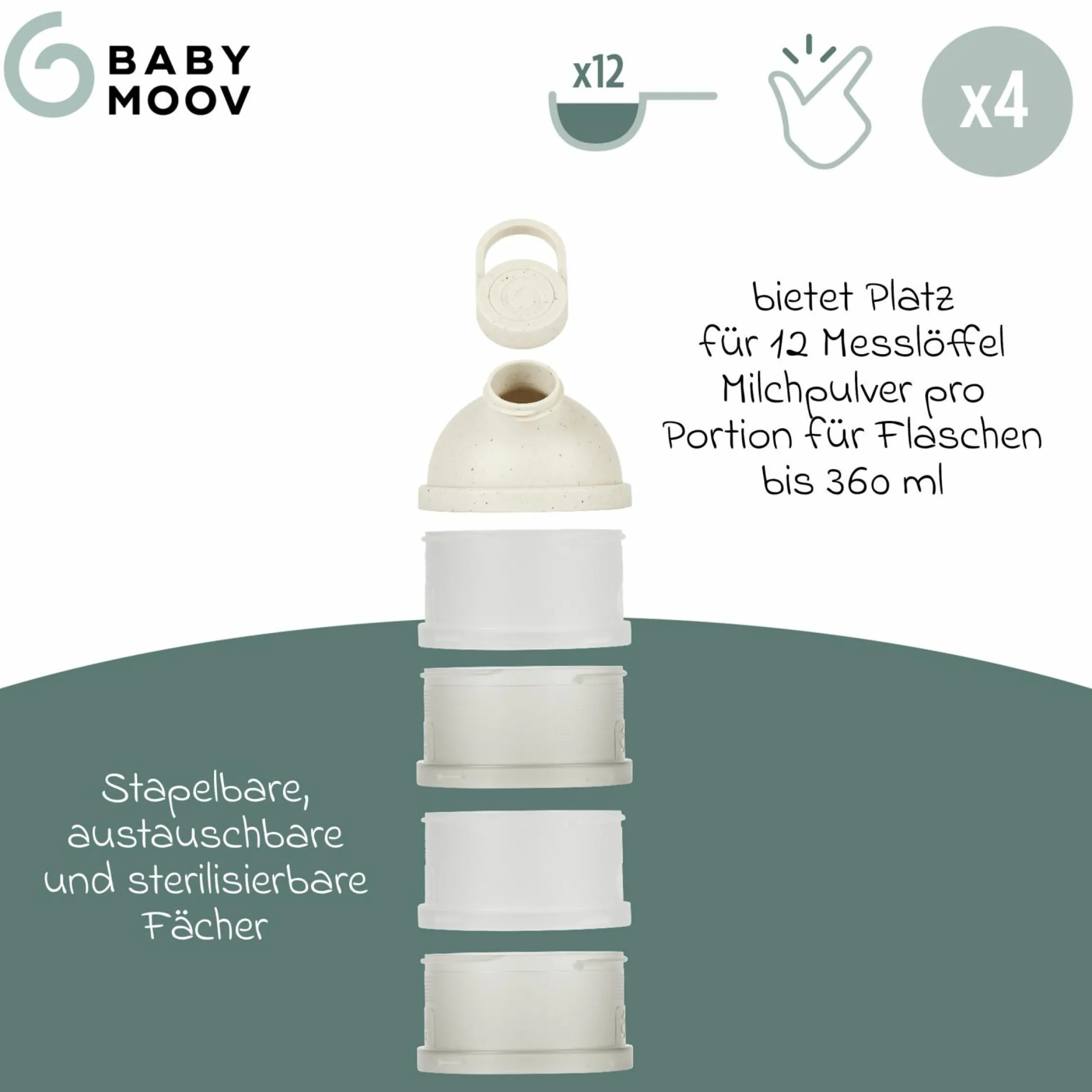 Milchpulverportionierer - Beige