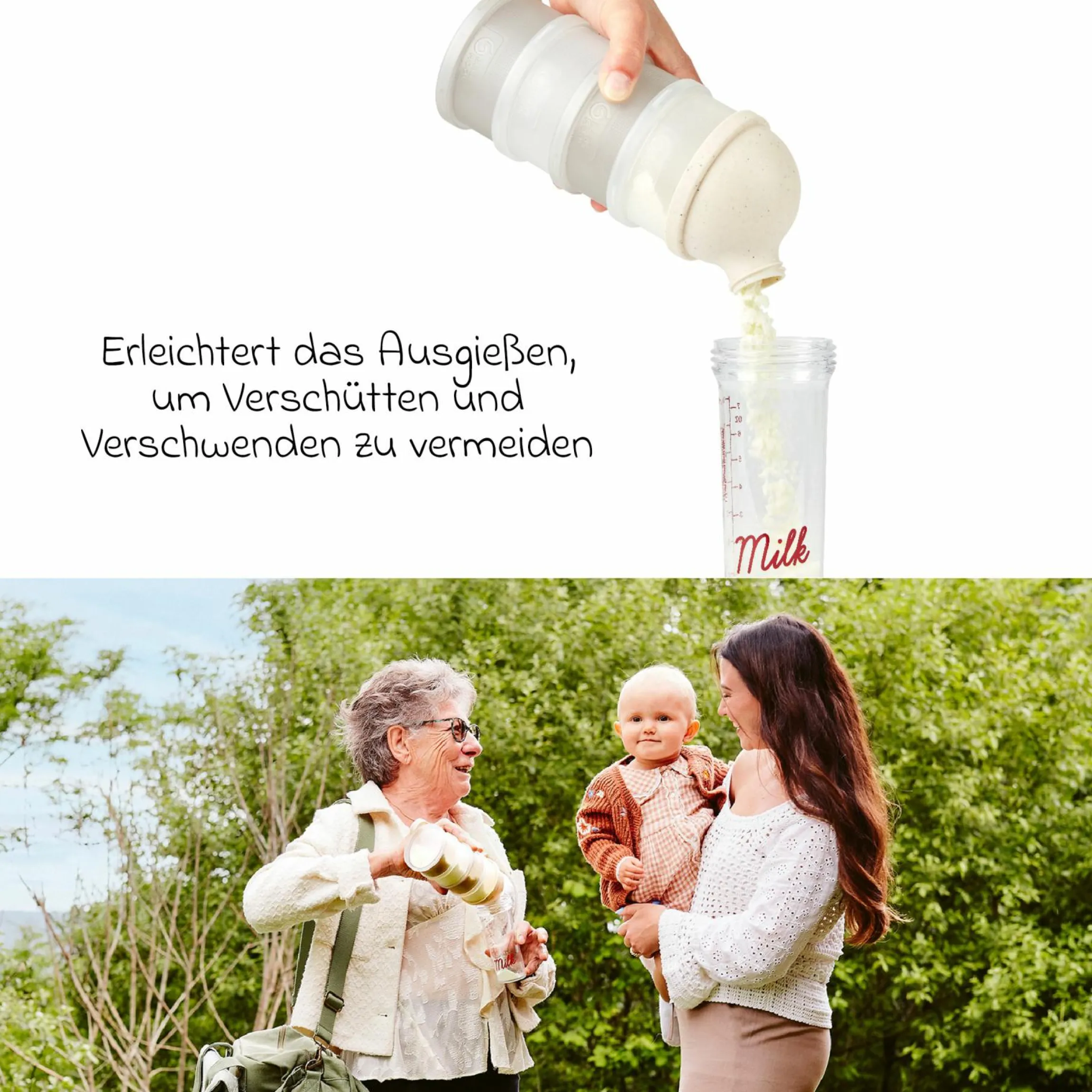 Milchpulverportionierer - Beige