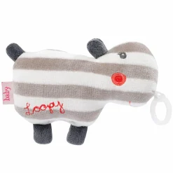 Mini-Kuscheltier mit Schnullerhalter Nilpferd - Loopy & Lotta