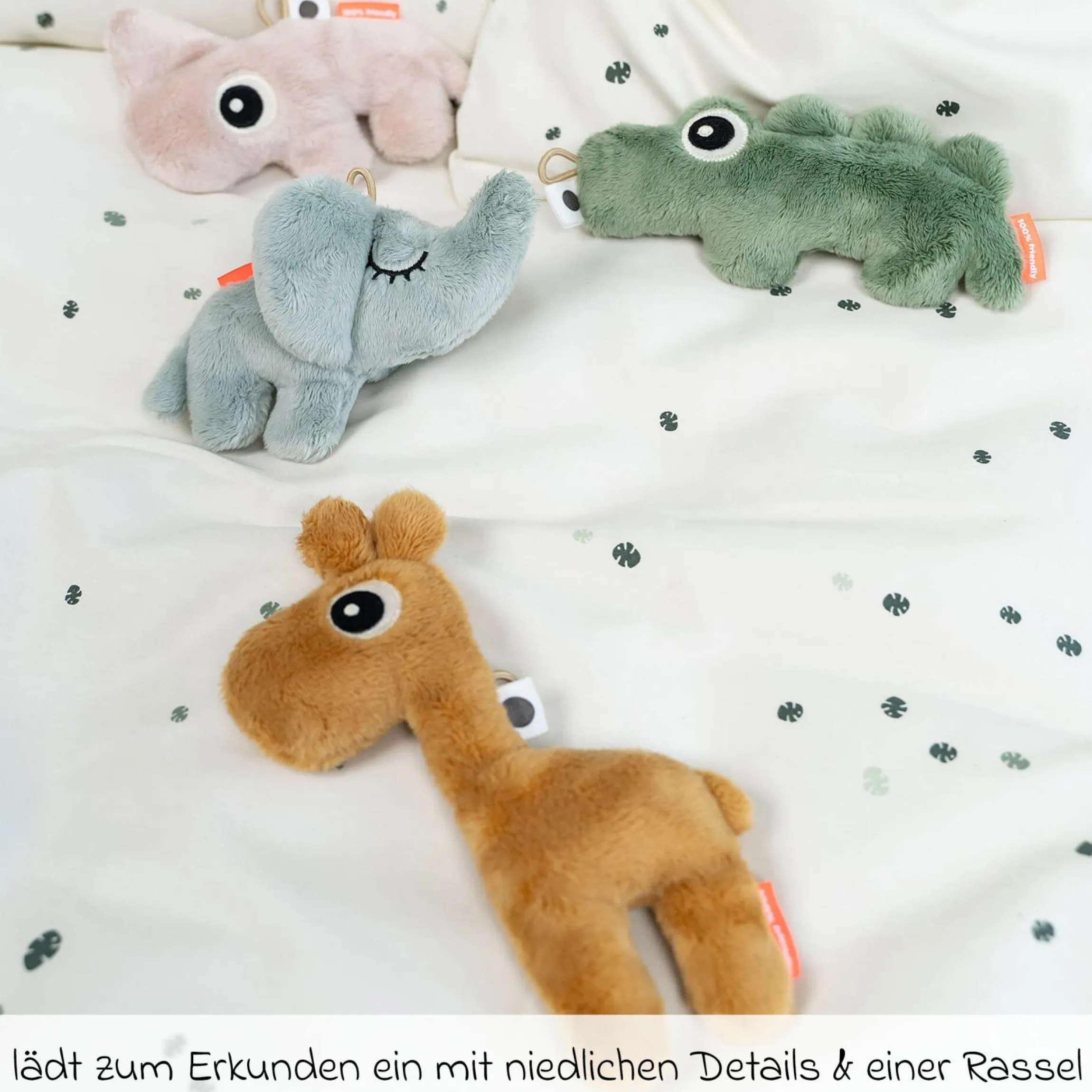 Mini-Spieltier / Rassel - Raffi - Mustard
