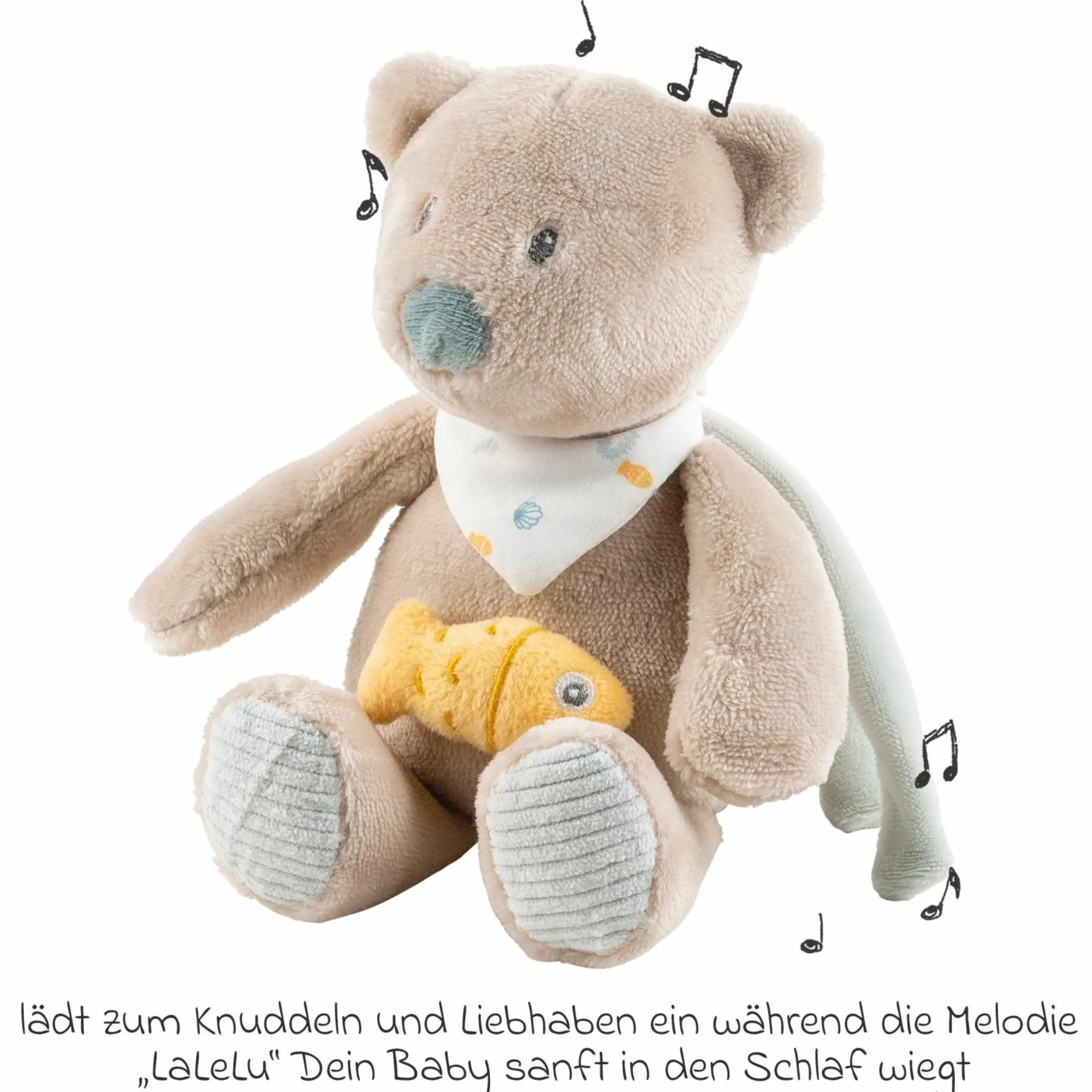 Mini-Spieluhr 20 cm - Bär Jules