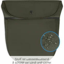 Mitwachsende Beindecke für Kinderwagen - Pure - Avocado - Kollektion 2025